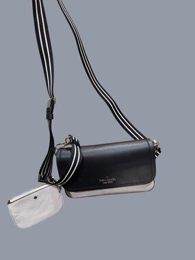 Kate Spade New York Women's Rosie Pebbled Leather Small Flap Crossbody Bag